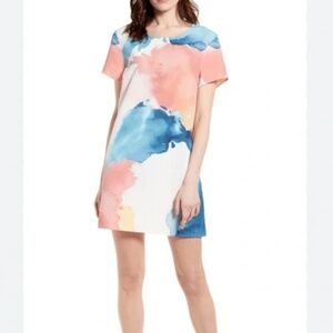 MINKPINK Multicolor Watercolor Dress